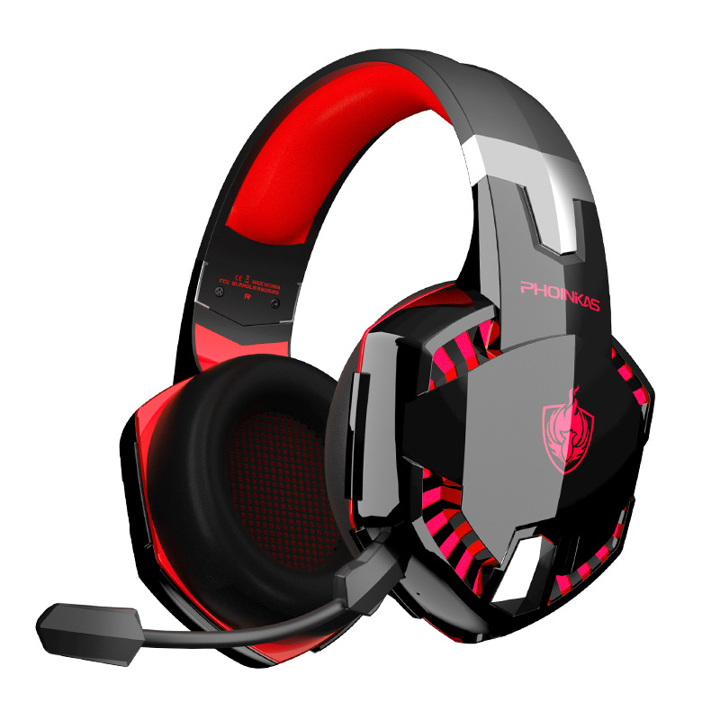 Head-mounted Earphones Bluetooth Gaming Headphones for Computer PC Tablet Wireless E-sports Headset for Xiaoimi Samsung IPhone, Red
Head-mounted Earphones Bluetooth Gaming Headphones for Computer PC Tablet Wireless E-sports Headset for Xiaoimi Samsung IPhone, Red