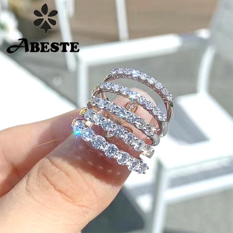 Cluster Rings ANI 18K White Gold (AU750) Wedding Band Anillos Mujer Classic Row Ring Real Natural Diamond For Women, Golden;silver
Cluster Rings ANI 18K White Gold (AU750) Wedding Band Anillos Mujer Classic Row Ring Real Natural Diamond For Women, Golden;silver