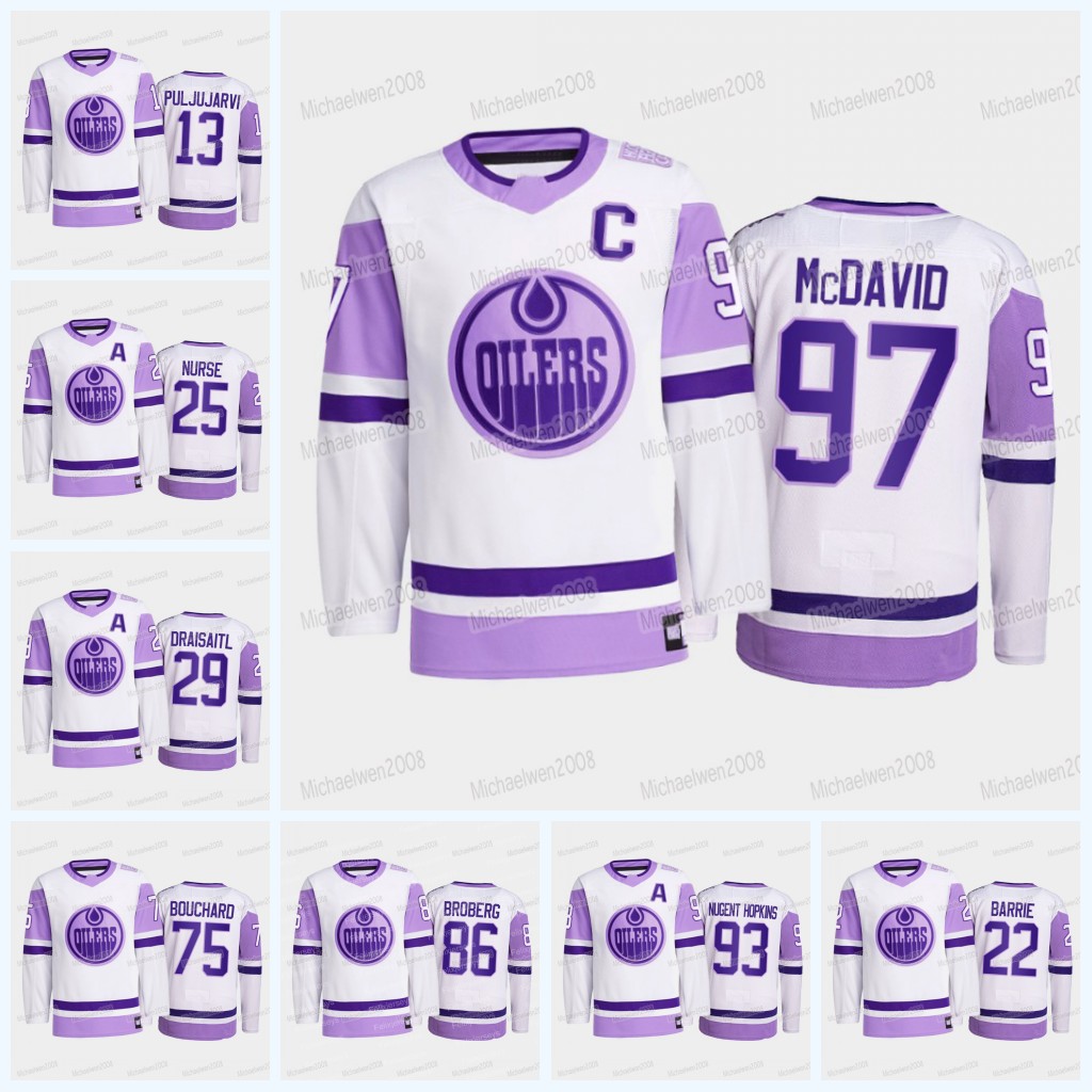 Connor McDavid Edmonton Oilers 2021-22 Fights Cancer Jersey Jesse Puljujarvi Zach Hyman Leon Draisaitl Duncan Keith Cody Ceci Darnell Nurse, Black;red
Connor McDavid Edmonton Oilers 2021-22 Fights Cancer Jersey Jesse Puljujarvi Zach Hyman Leon Draisaitl Duncan Keith Cody Ceci Darnell Nurse, Black;red