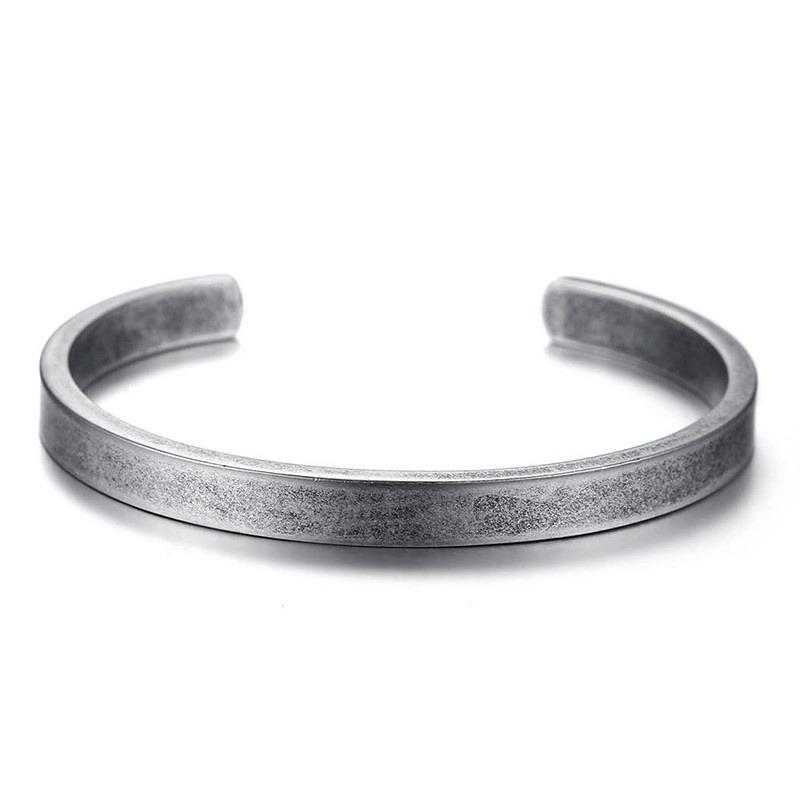 Bangle Classic Retro Titanium Steel Viking Style Men And Women Simple Temperament Wrist Opening Adjustable Bracelet Jewelry Gift, Black
Bangle Classic Retro Titanium Steel Viking Style Men And Women Simple Temperament Wrist Opening Adjustable Bracelet Jewelry Gift, Black