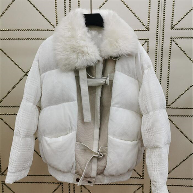 Women's Down & Parkas winter 90% white duck down jackets women real wool fur collar Thicken Bread Coat DIXN, Black
Women's Down & Parkas winter 90% white duck down jackets women real wool fur collar Thicken Bread Coat DIXN, Black