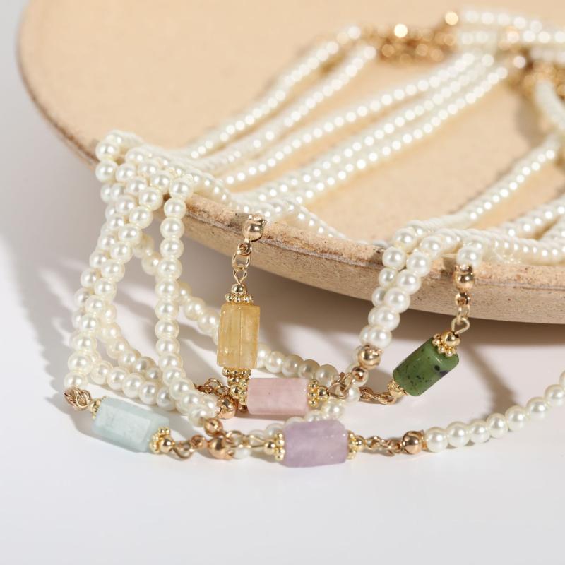 Pendant Necklaces Elegant Pearl Beads Choker For Women Natural Stone Boho Vintage Metal Statement Necklace Party Jewelry Gift
Pendant Necklaces Elegant Pearl Beads Choker For Women Natural Stone Boho Vintage Metal Statement Necklace Party Jewelry Gift