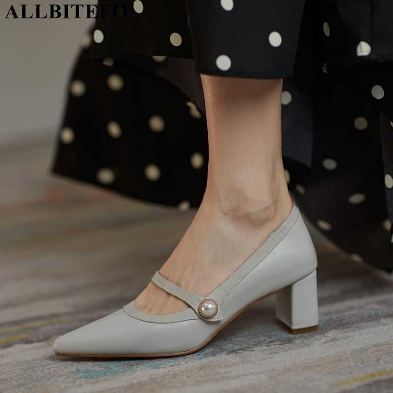 ALLBITEFO size 34-43 natural genuine leather women heels shoes fashion sexy high heels women high heel shoes Talons hauts femme 210611, As picture
ALLBITEFO size 34-43 natural genuine leather women heels shoes fashion sexy high heels women high heel shoes Talons hauts femme 210611, As picture