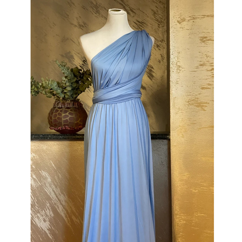 Stain Bridesmaid Dress One shoulder Sleeveless Customizable Fashion Women Dresses Wedding Guest Prom Gowns Evening Gown
