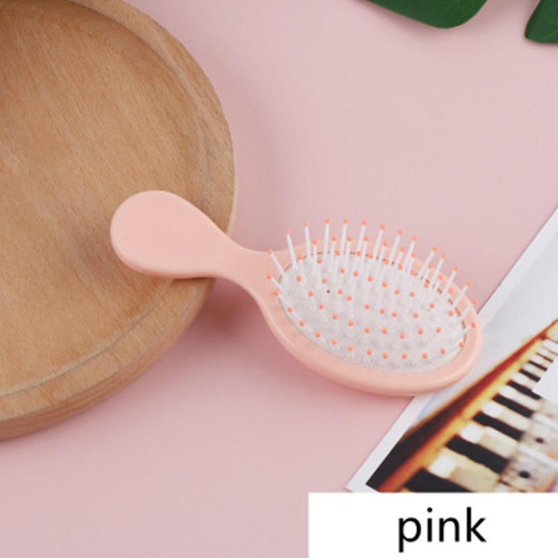 Hair Brushes Fashion Mini Cute Portable Round Pocket Small Size Travel Beauty Barber Massage Comb Girl Brush Salon Styling Tools Health