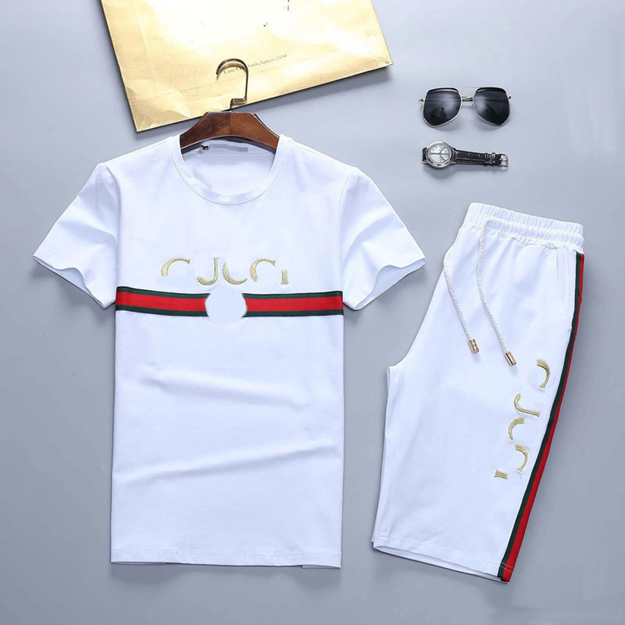 Mens Fashion Summer Suits Casual Tracksuits Classic Letter Pattern Print Men's Short Sleeve & Shorts Men Tops, Gray
Mens Fashion Summer Suits Casual Tracksuits Classic Letter Pattern Print Men's Short Sleeve & Shorts Men Tops, Gray
