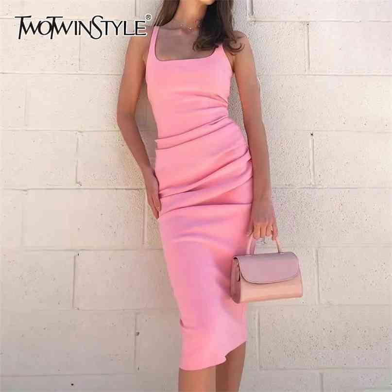Sexy Evening Party Dresses Female Square Collar Sleeveless Spaghetti Strap High Waist Slim Midi Ruched Dress Women 210520, Blue
Sexy Evening Party Dresses Female Square Collar Sleeveless Spaghetti Strap High Waist Slim Midi Ruched Dress Women 210520, Blue