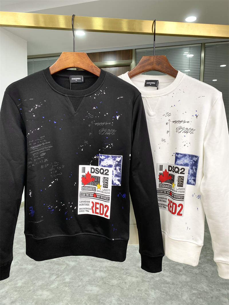 2021 Autumn And Winter New Arrivals D2 Mens Luxury Designer Street Hoodies Long Sleeve Print Sweatshirts Dsquare Men's Clothing DS383, Black
2021 Autumn And Winter New Arrivals D2 Mens Luxury Designer Street Hoodies Long Sleeve Print Sweatshirts Dsquare Men's Clothing DS383, Black