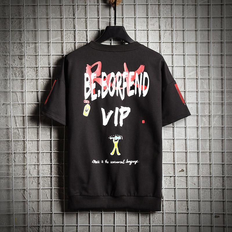 Men's T-Shirts Summer T Shirts Harajuku Letter Print Tshirt Hip Hop Streetwear Loose Tee Shirt Homme Tops Male Tees 4CR5, Black
Men's T-Shirts Summer T Shirts Harajuku Letter Print Tshirt Hip Hop Streetwear Loose Tee Shirt Homme Tops Male Tees 4CR5, Black