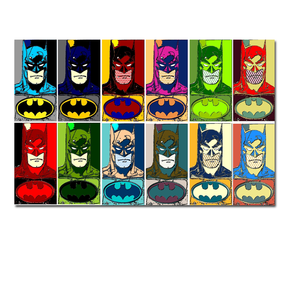 pop art superhero cartoon canvas painting for living room kids room wall art canvas prints posters unframed