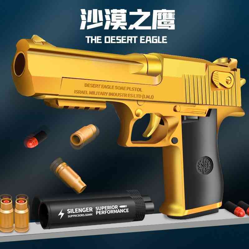 soft bullet desert children's eagle glock shell thrower small gun toy simulation model pistol heat
soft bullet desert children's eagle glock shell thrower small gun toy simulation model pistol heat