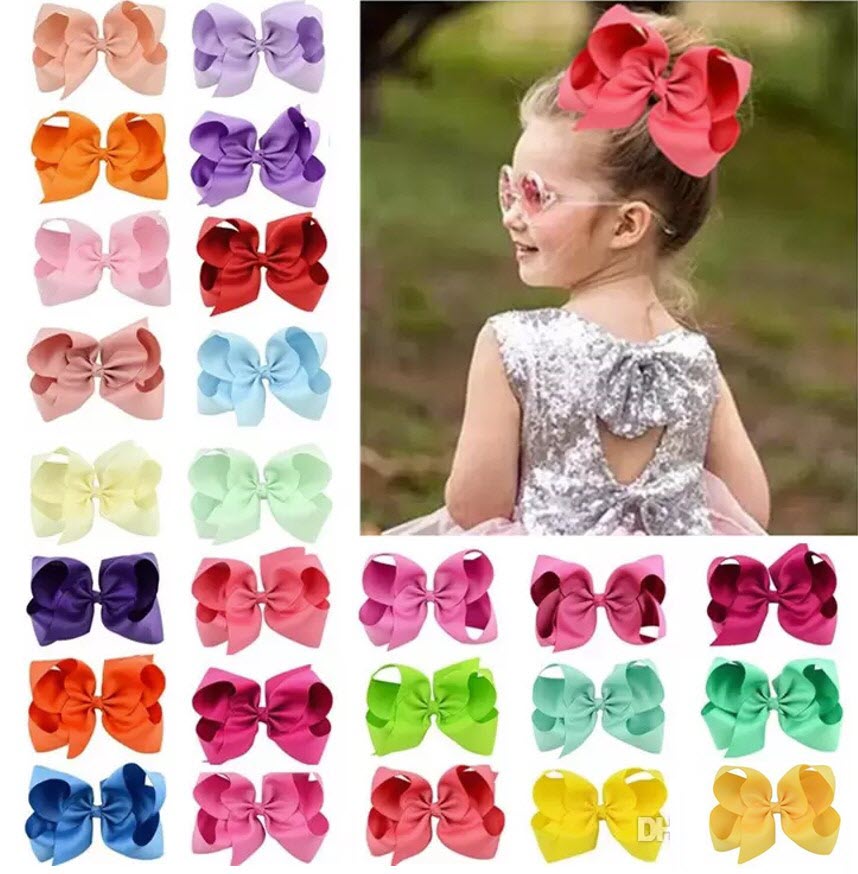 40 Colors 6 Inch Fashion Baby Ribbon Bow Hairpin Clips Girls Large Bowknot Barrette Candy color children's Boutique Hair ornament, Pick colors and quantity
40 Colors 6 Inch Fashion Baby Ribbon Bow Hairpin Clips Girls Large Bowknot Barrette Candy color children's Boutique Hair ornament, Pick colors and quantity