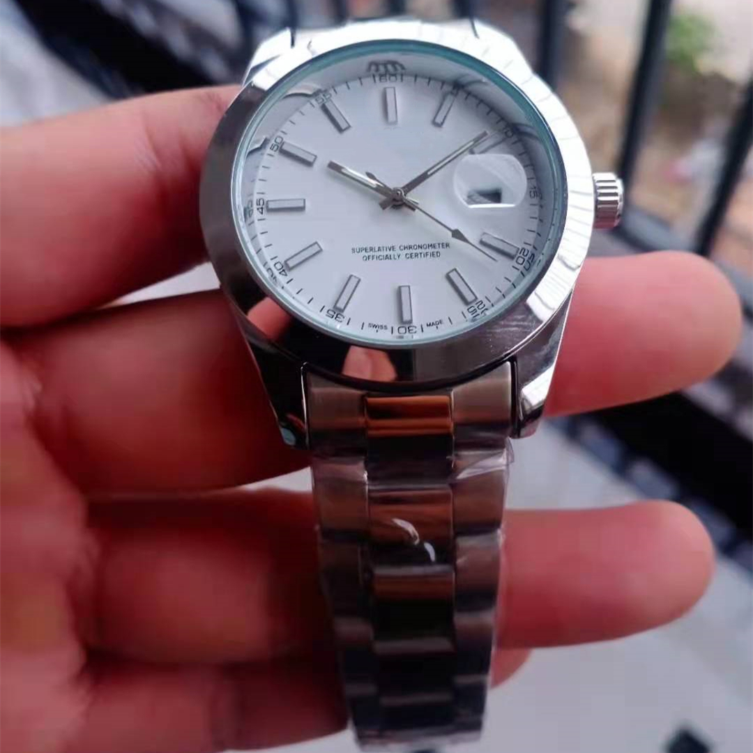 21021 fashion watch men's watches oyster datejust green dail wristwatches stainless steel strap quartz movement automatic calendar
21021 fashion watch men's watches oyster datejust green dail wristwatches stainless steel strap quartz movement automatic calendar