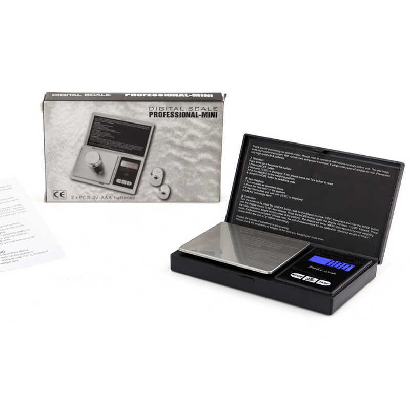 500g/0.01g Mini Pocket Digital Kitchen Scale High Precision Accurate Electronic Jewelry Gold Weight Scale Gram Balance 210927