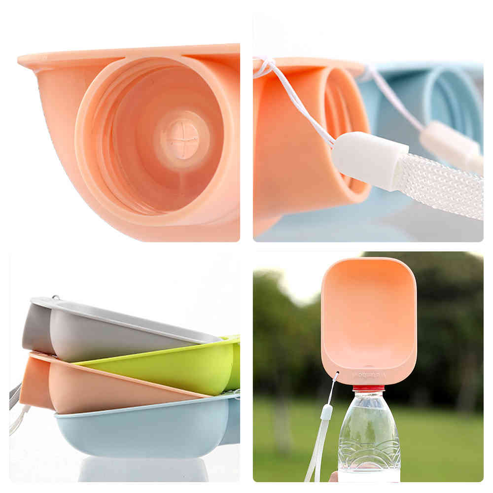 Dogs go out, kettle, drinker, portable water food, pets can be accompanied by water bottle feeder supplies