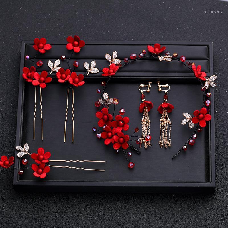 Hair Clips & Barrettes Children's Red Dress Accessories Princess Headdress Lovely Flower Headband Girl Chinese Style, Golden;silver
Hair Clips & Barrettes Children's Red Dress Accessories Princess Headdress Lovely Flower Headband Girl Chinese Style, Golden;silver