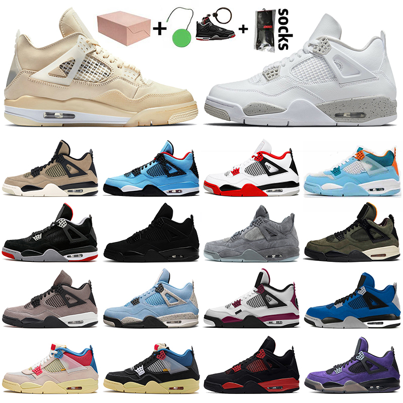 Top Quality With Box Jumpman 4 4s Mens Basketball Shoes Sail White Oreo Retro Travis Scott Purple University Blue Red Thunder Trainers Sneakers, White;red
Top Quality With Box Jumpman 4 4s Mens Basketball Shoes Sail White Oreo Retro Travis Scott Purple University Blue Red Thunder Trainers Sneakers, White;red