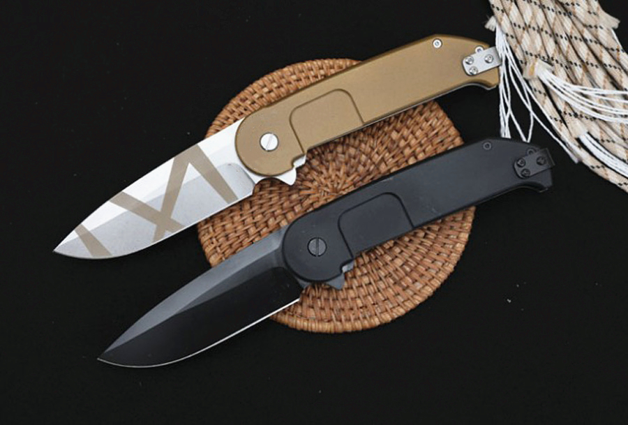 TOP quality BF2RCT Flipper Folding Knife N690 Titanium Coated Drop Point Blade 6061-T6 Handle Ball Bearing Survival Tactical Knives With Retail Box
TOP quality BF2RCT Flipper Folding Knife N690 Titanium Coated Drop Point Blade 6061-T6 Handle Ball Bearing Survival Tactical Knives With Retail Box
