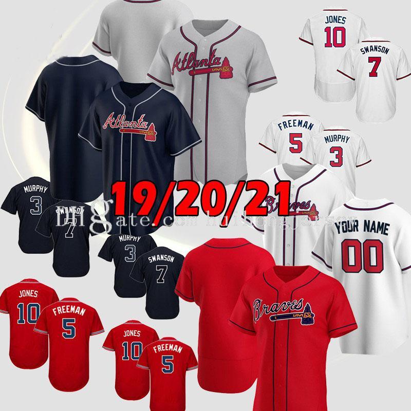 2021 Atlanta 20 Marcell Ozuna Brave Jerseys 5 Freddie Freeman 7 Dansby Swanson 13 Ronald Acuna Jr. 1 Ozzie Albies Mike Soroka Baseball Jersey, Blue;black 
2021 Atlanta 20 Marcell Ozuna Brave Jerseys 5 Freddie Freeman 7 Dansby Swanson 13 Ronald Acuna Jr. 1 Ozzie Albies Mike Soroka Baseball Jersey, Blue;black