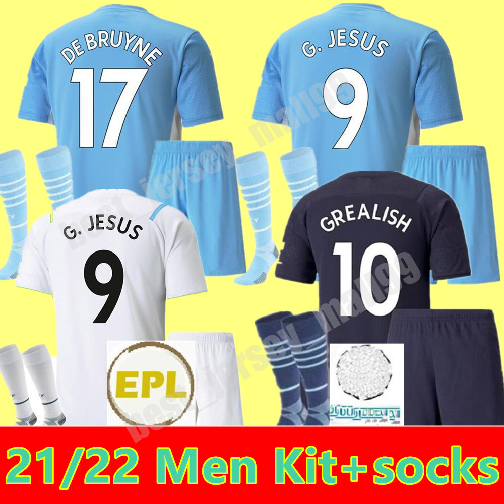 Men kits FODEN GREALISH Manchester soccer jersey 21 22 home away 3rd G. JESUS CITY BERNARDO MAHREZ STERLING DE BRUYNE 2021 2022 football shirts MAN uniform kit sets, Away+champions patch
Men kits FODEN GREALISH Manchester soccer jersey 21 22 home away 3rd G. JESUS CITY BERNARDO MAHREZ STERLING DE BRUYNE 2021 2022 football shirts MAN uniform kit sets, Away+champions patch