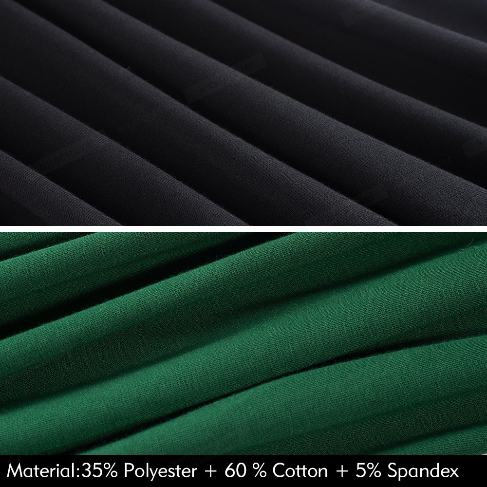 Nice-Forever Solid Color Elegant Work Office Dresses Business Formal Party Bodycon Sheath Women Dress B584 210409