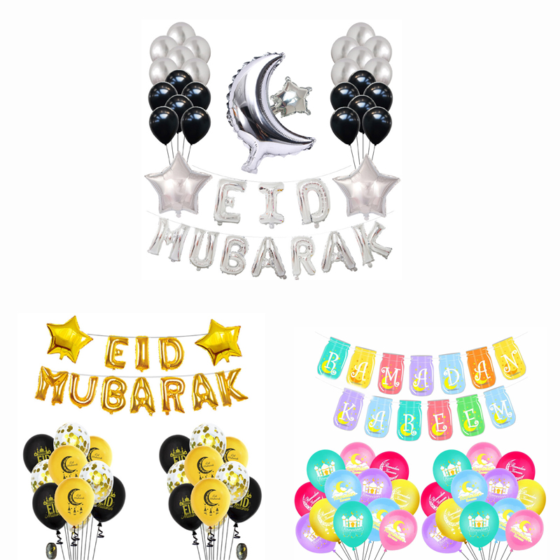 Ballon Eid Mubarak Balloons Ballon Aid Moubarak Decor Ramadan Kareem Eid Decorations Banner Star Moon Heart Foil Balloon Party
Ballon Eid Mubarak Balloons Ballon Aid Moubarak Decor Ramadan Kareem Eid Decorations Banner Star Moon Heart Foil Balloon Party