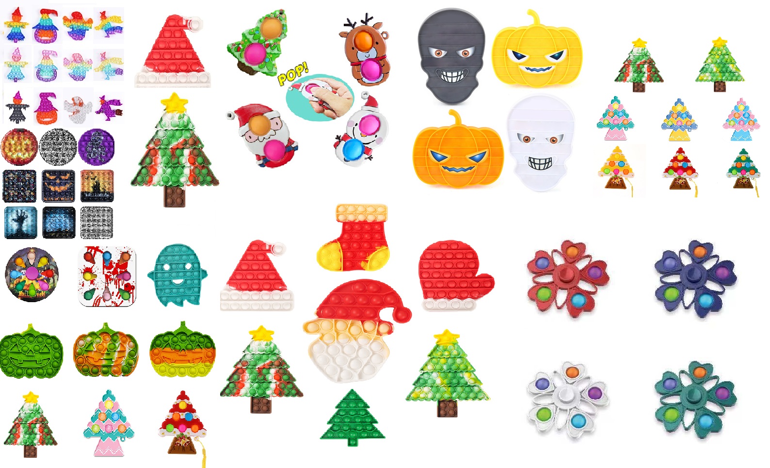 Decompression Toy Halloween pumpkin ghost witch straw rodent exterminator bubble music children's puzzle toys various styles Party Favo
Decompression Toy Halloween pumpkin ghost witch straw rodent exterminator bubble music children's puzzle toys various styles Party Favo