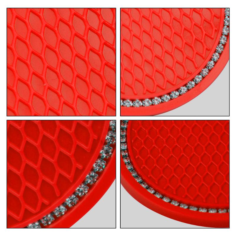 Drink Holder Car Water Cup Bottle Anti-slip Pad Mat Silica Gel For Interior Decoration Styling Accessories