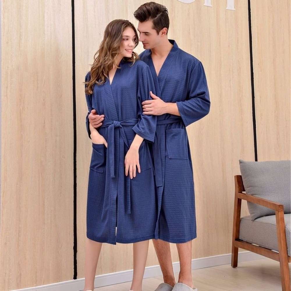 Spring and autumn lovers bathrobe women's long oversized water absorbent men's el morning pajamas
Spring and autumn lovers bathrobe women's long oversized water absorbent men's el morning pajamas