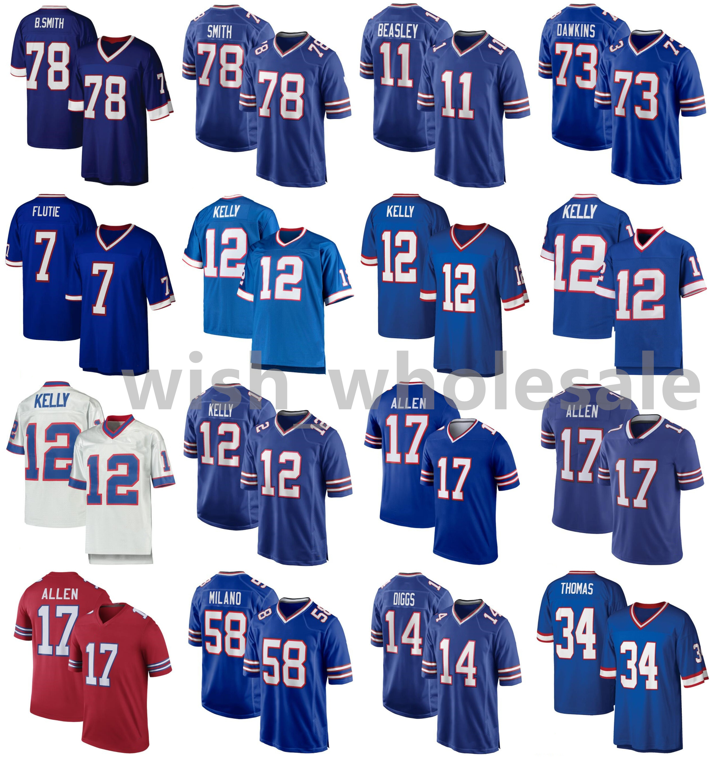 2021 Bills American Football Jerseys Josh 17 Allen Jersey Cole 11 Beasley Dion 73 Dawkins Doug 7 Flutie Jim 12 Kelly Stefon 14 Diggs Stitched Breathable Size S-XXXL, Royal
2021 Bills American Football Jerseys Josh 17 Allen Jersey Cole 11 Beasley Dion 73 Dawkins Doug 7 Flutie Jim 12 Kelly Stefon 14 Diggs Stitched Breathable Size S-XXXL, Royal
