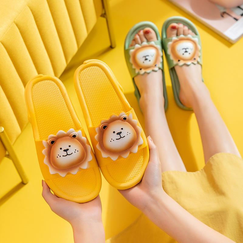 Cartoon Women Slippers Cute Indoor Thick-soled Couples Sandals Fashion Soft Bathroom Non-slip Mens EVA Floor Slides, Black
Cartoon Women Slippers Cute Indoor Thick-soled Couples Sandals Fashion Soft Bathroom Non-slip Mens EVA Floor Slides, Black