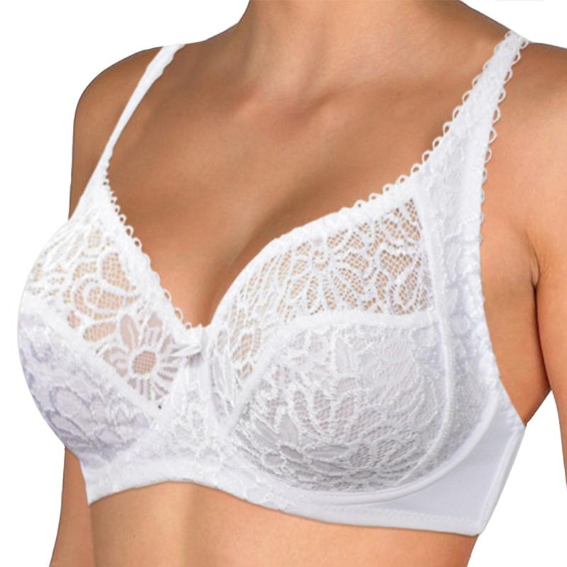 BRAS de taille plus pour femmes dentelle BRALEETT BRA TRANSPARENT BRASSIERE BH Tops Sous-Vêtements Lingerie Sexy C D DD E F F Cup