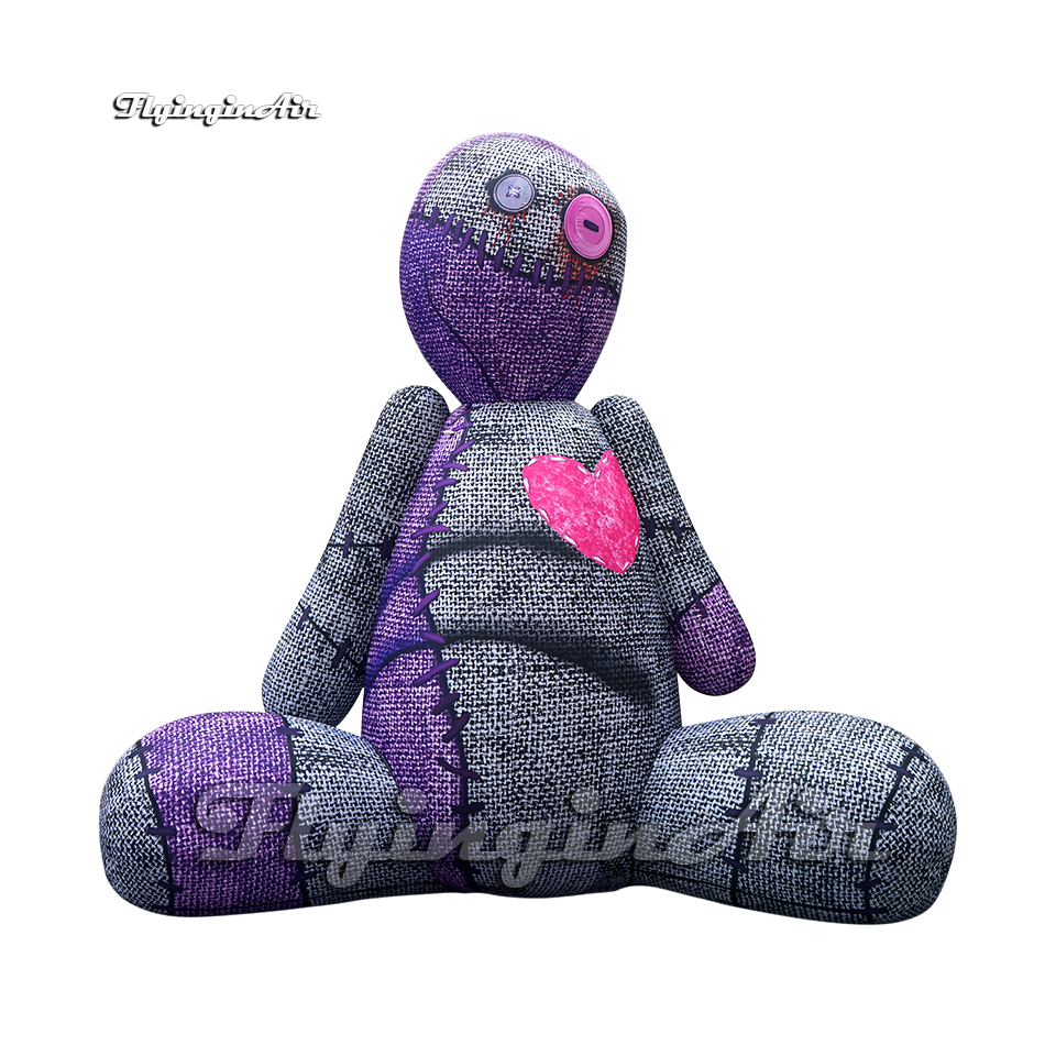 Outdoor Yard And Park Halloween Decorations Terrifying Inflatable Doll 3.5m Height Simulated Stuffed Toy Model Muppet Balloon