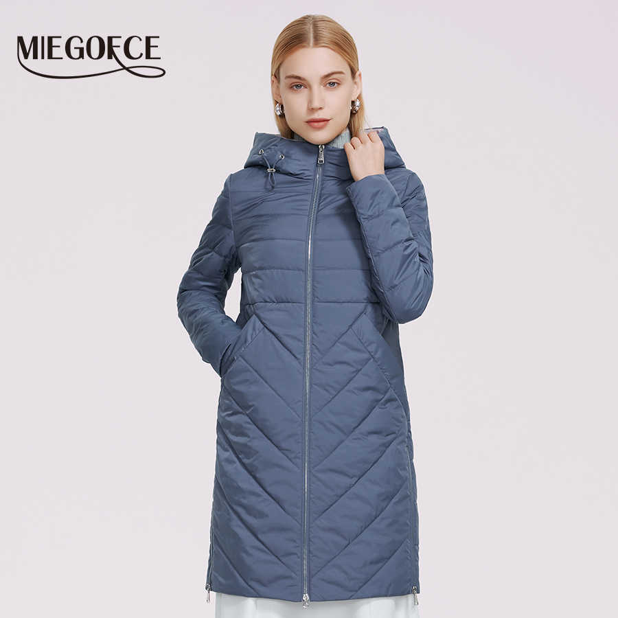 MIEGOFCE Spring Collection Women Coat Windproof Womens Jacket Reversible Slider Side Zipper Waterproof Jacket Womens Parka 210819