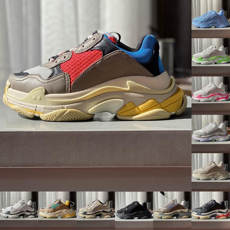 Paris Triple S Casual Shoes Top Quality Women shoe men Leather Daddy Sneakers With original box size:35-45 Lace Up Comfort girls Pretty Trai, Black
Paris Triple S Casual Shoes Top Quality Women shoe men Leather Daddy Sneakers With original box size:35-45 Lace Up Comfort girls Pretty Trai, Black