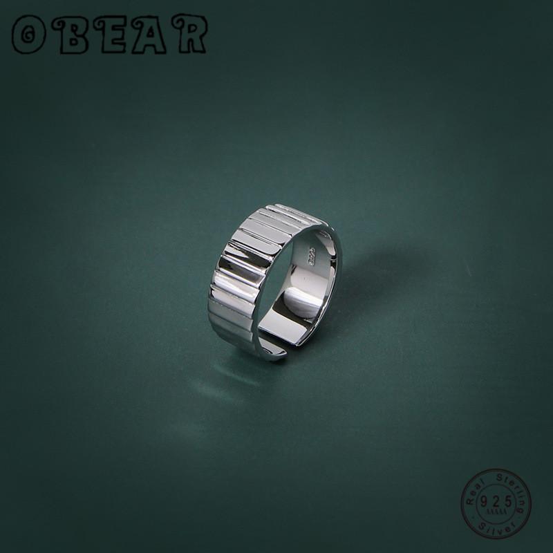 Cluster Rings OBEAR 925 Sterling Silver Ring Minimalist Tide Step Geometric Opening For Women Luxury Jewelry Gifts
Cluster Rings OBEAR 925 Sterling Silver Ring Minimalist Tide Step Geometric Opening For Women Luxury Jewelry Gifts