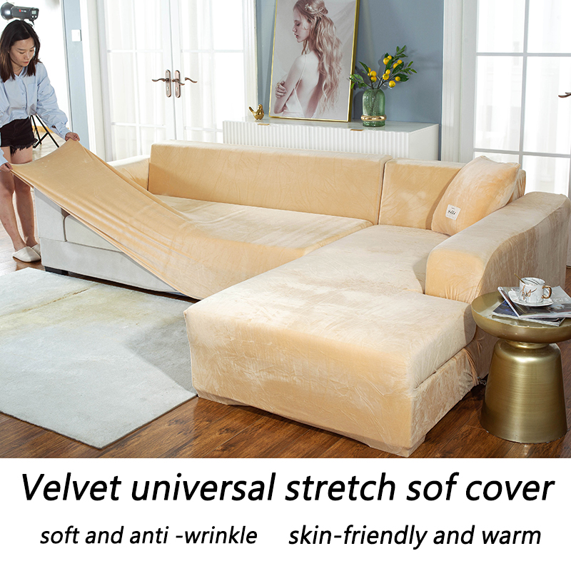 Velvet Plush L Shaped Sofa Cover For Living Room Elastic Furniture Couch Slipcover Chaise Longue Corner Sofa Cover Stretch
Velvet Plush L Shaped Sofa Cover For Living Room Elastic Furniture Couch Slipcover Chaise Longue Corner Sofa Cover Stretch