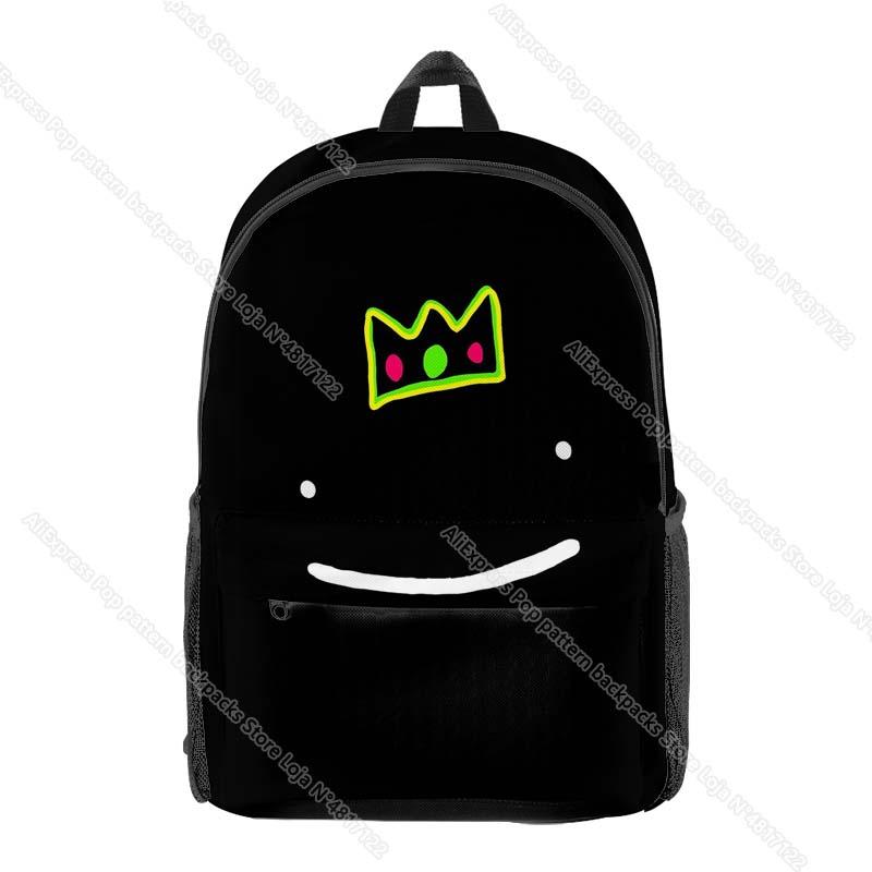 Backpack Kids Dream Merch 3D Print Backpacks Students SMP Schoolbags Boys Girls Cartoon Knapsack Adult Bagpack Children Bookbags