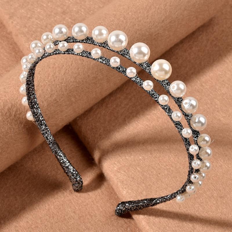 Hair Clips & Barrettes Ly Bridal's Pearl Headband Double Layers Shimmers Jewelry Party Hoop Bangs Fixed Winding Beaded Hairband, Golden;silver
Hair Clips & Barrettes Ly Bridal's Pearl Headband Double Layers Shimmers Jewelry Party Hoop Bangs Fixed Winding Beaded Hairband, Golden;silver