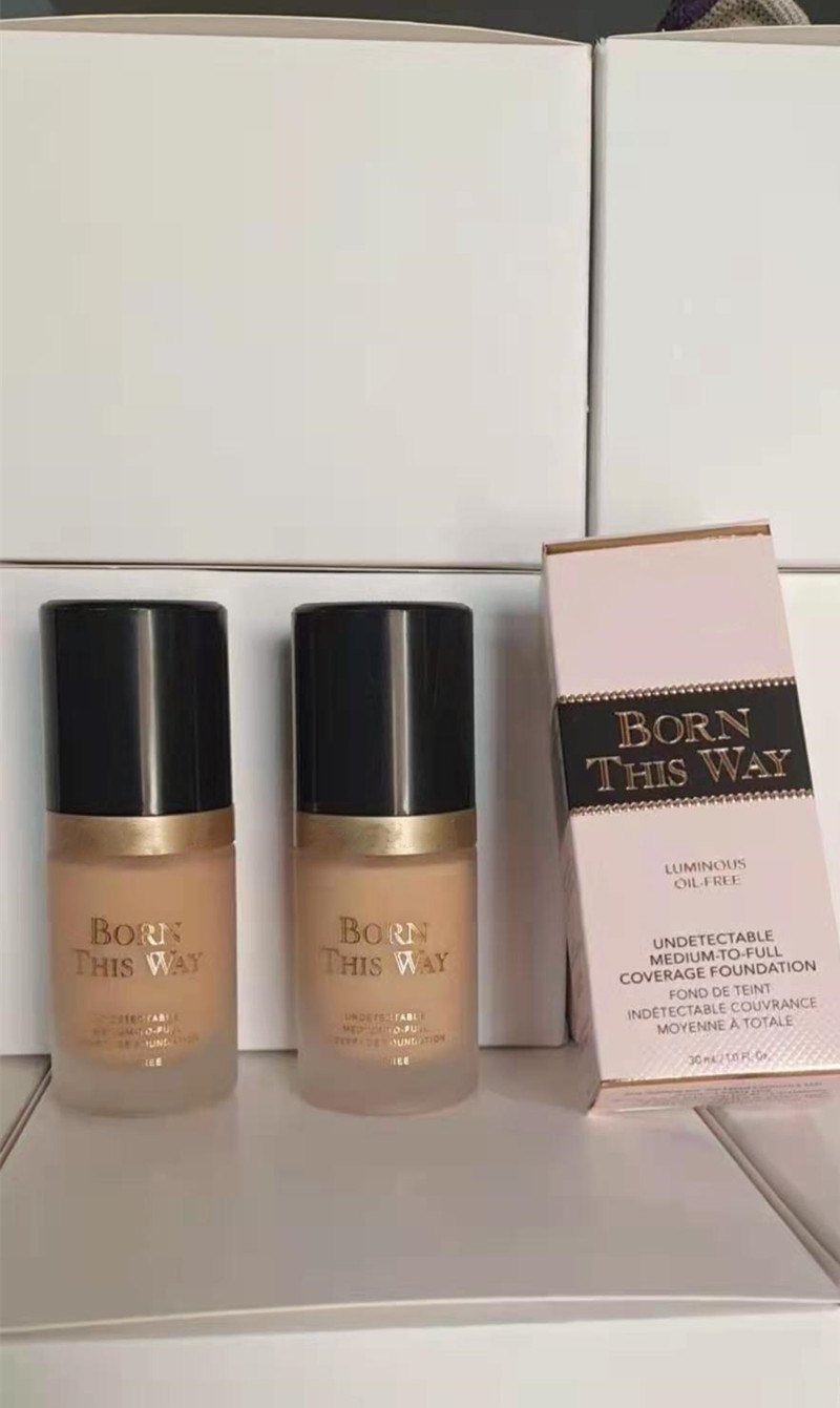 

Dropshipping Face Makeup Born This Way Foundation 30ml Liquid Concealer Luminous Oil Free Undetectable Medium to Full Coverage Foundations 4 Colors, Mixed color