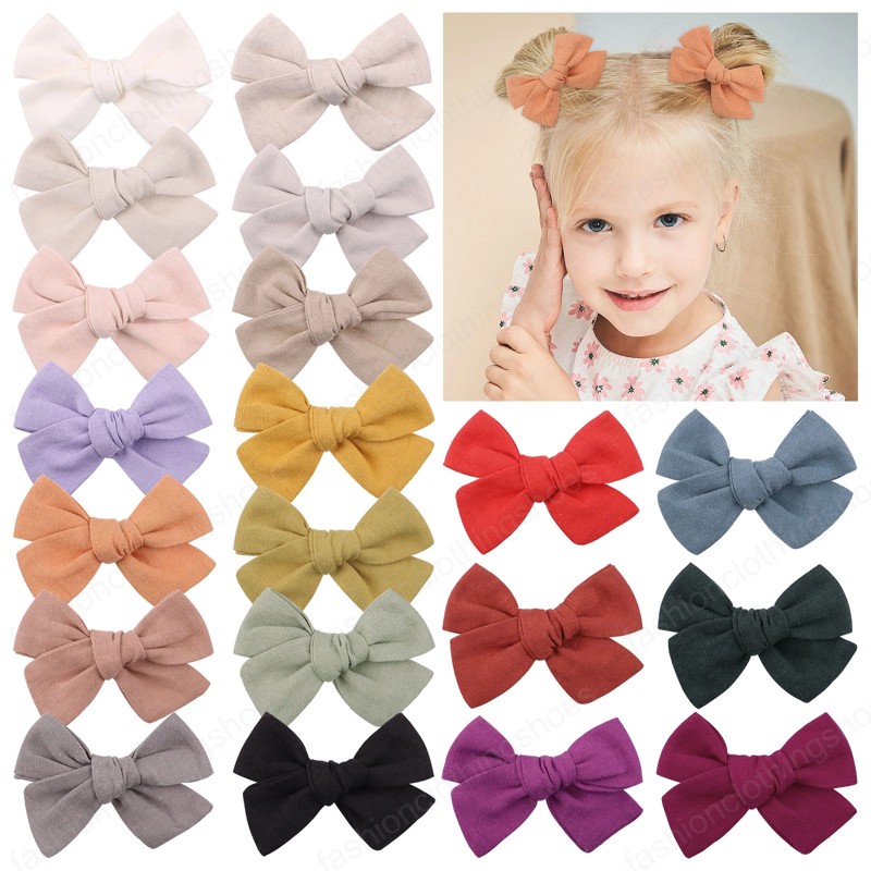 Sweet Solid Bowknot Barrettes For Cute Girls Cotton Hairpins Headwear Kids Hair Accessories Gifts, Mixed color
Sweet Solid Bowknot Barrettes For Cute Girls Cotton Hairpins Headwear Kids Hair Accessories Gifts, Mixed color