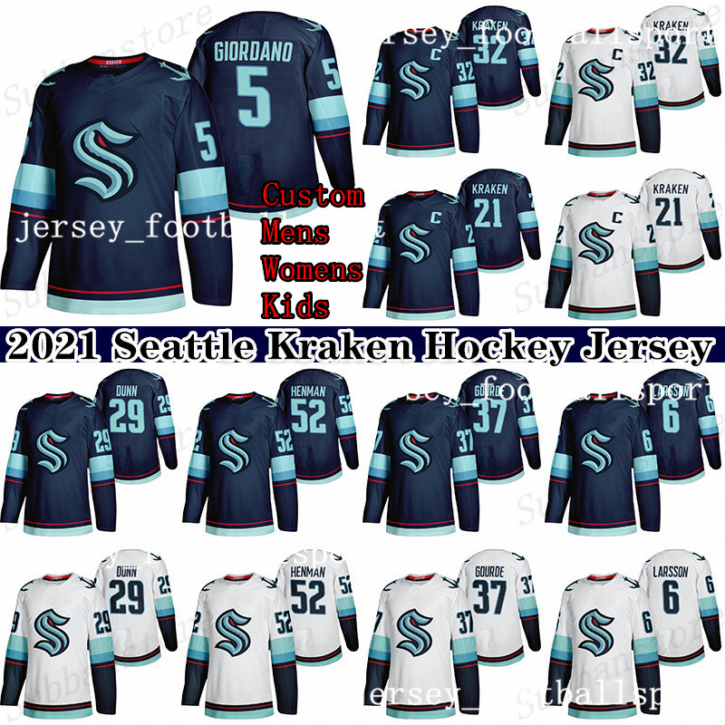 Seattle Kraken Mens Womens Kids(Youth) Jersey 5 Mark Giordano 7 Gavin Bayreuther 52 Luke Henman 37 Yanni Gourde 13 Brandon Tanev 6 Adam Larsson Hockey Jerseys, White womens:s-xxl
Seattle Kraken Mens Womens Kids(Youth) Jersey 5 Mark Giordano 7 Gavin Bayreuther 52 Luke Henman 37 Yanni Gourde 13 Brandon Tanev 6 Adam Larsson Hockey Jerseys, White womens:s-xxl