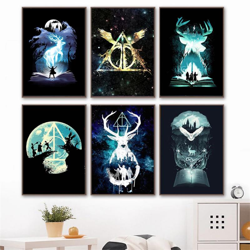 Paintings Classic Magic Movie Posters And Prints Wall Art Home Decor Canvas Painting For Living Room Harries Potters Picture Cuadros
Paintings Classic Magic Movie Posters And Prints Wall Art Home Decor Canvas Painting For Living Room Harries Potters Picture Cuadros