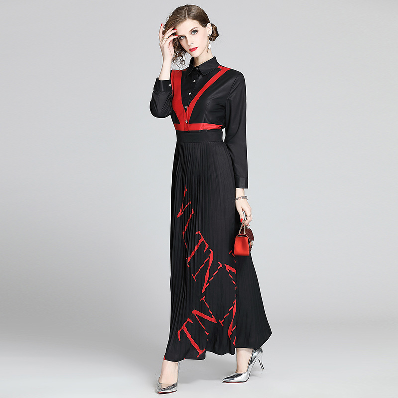 Runway Printed Elegant Black Maxi Dress Women Designer Sexy A-Line Prom Pleated Dresses Slim Business Party Office Spring Autumn Long Sleeve Fashion Ladies Clothes, Customize
Runway Printed Elegant Black Maxi Dress Women Designer Sexy A-Line Prom Pleated Dresses Slim Business Party Office Spring Autumn Long Sleeve Fashion Ladies Clothes, Customize