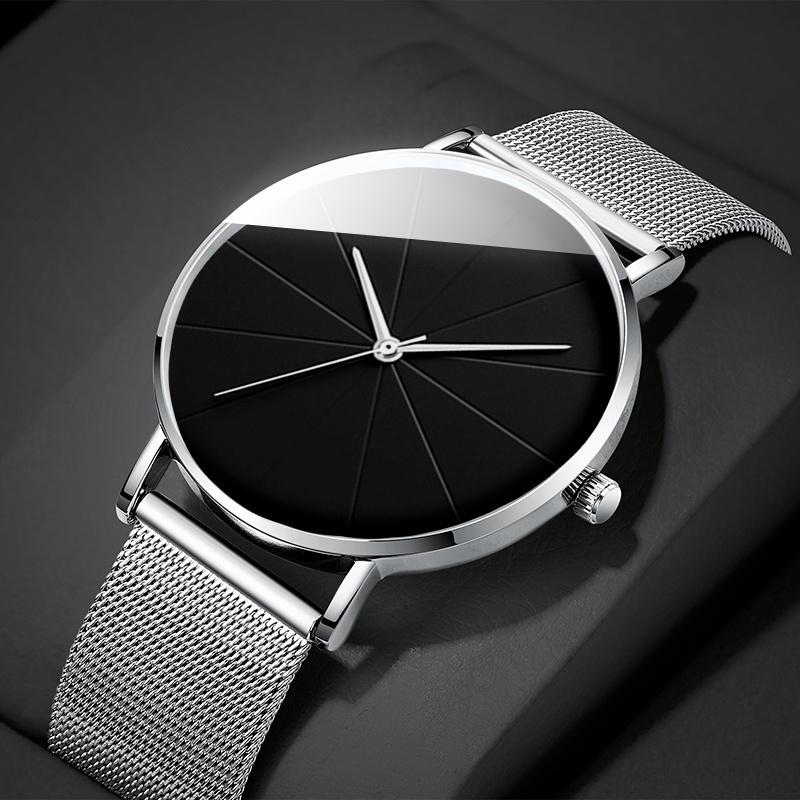 Wristwatches 2021 Minimalist Men's Fashion Watches Simple Men Business Ultra Thin Stainless Steel Mesh Belt Quartz Watch Relogio Masculino, Slivery;brown
Wristwatches 2021 Minimalist Men's Fashion Watches Simple Men Business Ultra Thin Stainless Steel Mesh Belt Quartz Watch Relogio Masculino, Slivery;brown