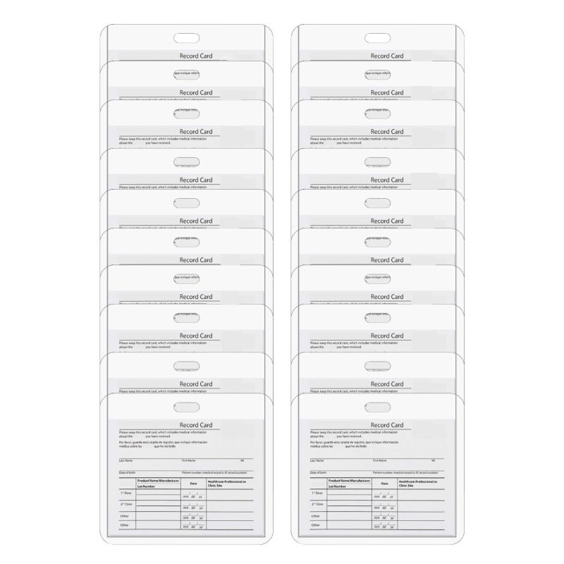 Storage Bags Health Card Cdc Vaccination Protector Protective Case Waterproof Pvc Soft 4x3inches Resealable Zip Sleeve
Storage Bags Health Card Cdc Vaccination Protector Protective Case Waterproof Pvc Soft 4x3inches Resealable Zip Sleeve