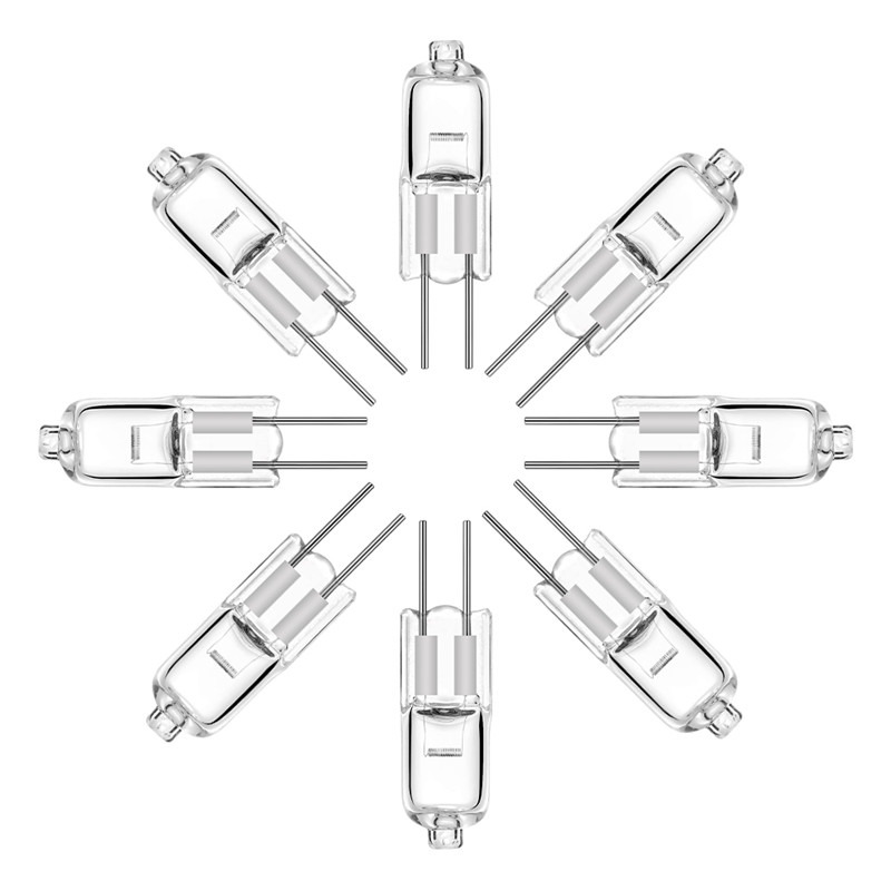 10pcs G4 Halogen Bulb 12V 10W 20W 35W G 4 Halogens Bulbs Light Globe Lot JC Bi-Pin LED Lamp Warm White Replace LEDs Lamps
