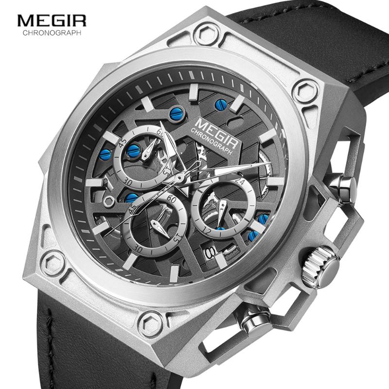 Fashion Casual Sports Watches Men 2021 Luxury Top Brand Chronograph Quartz Watch Man Waterproof Luminous Leather Wristwatch Wristwatches, Slivery;brown
Fashion Casual Sports Watches Men 2021 Luxury Top Brand Chronograph Quartz Watch Man Waterproof Luminous Leather Wristwatch Wristwatches, Slivery;brown
