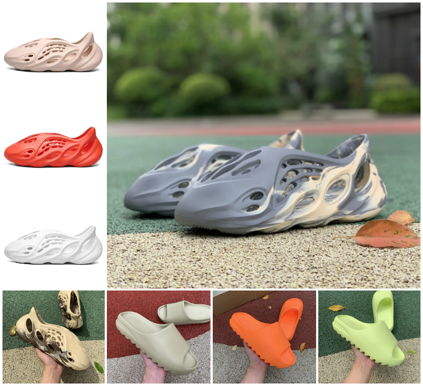 2021 Cream Clay Foam Runner Slipper Moon Gray Mineral Blue Fashion Men Womens Designer Slide Earth Brown Bone Resin Desert Sand Enflame Orange With Box Szie 36-46, Bubble package bag
2021 Cream Clay Foam Runner Slipper Moon Gray Mineral Blue Fashion Men Womens Designer Slide Earth Brown Bone Resin Desert Sand Enflame Orange With Box Szie 36-46, Bubble package bag