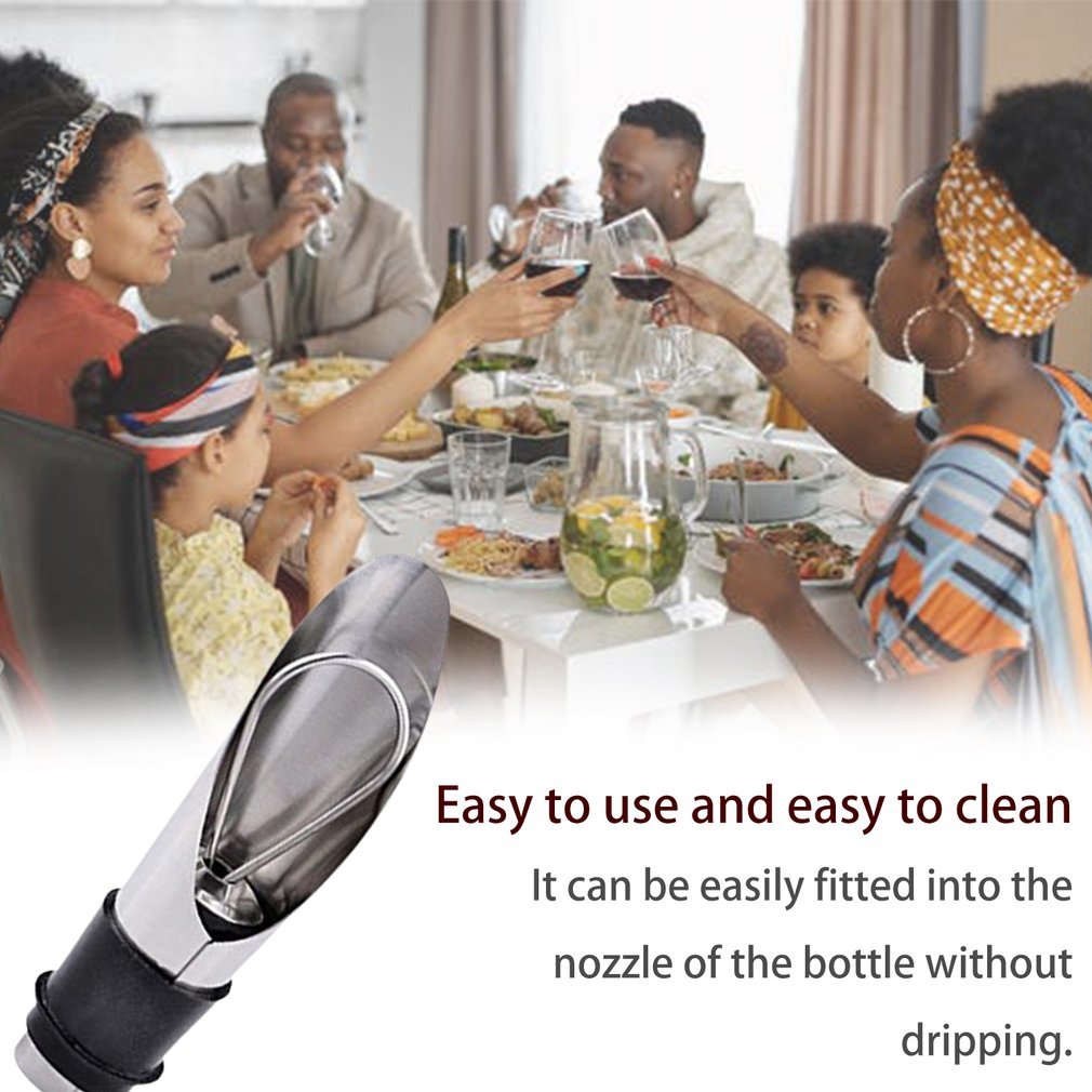 Rvs Stopper Red Wine Lighter Gift from bottle stop Decanter Gift Lighting Wine Accessories